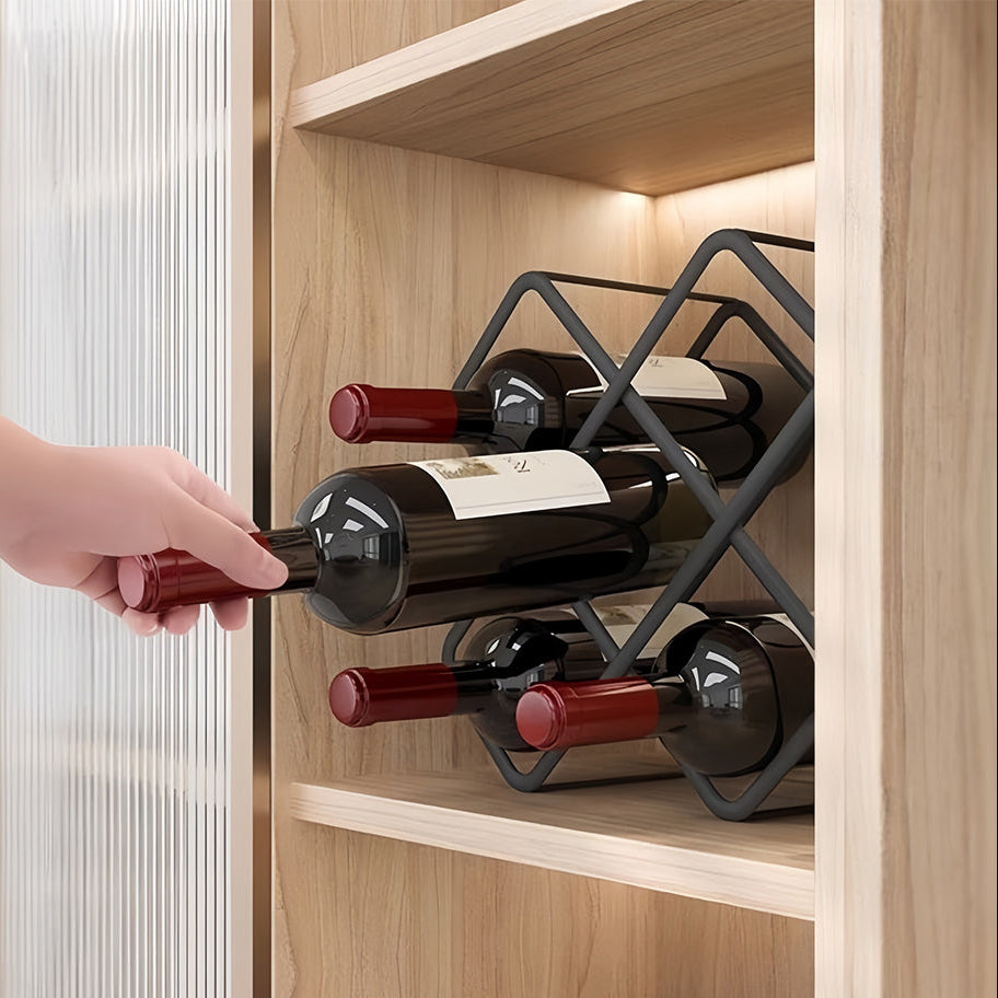 5/8 Grid Metal Wine Bottle Rack
