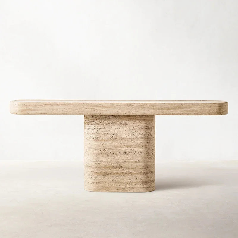 Travertine Light Lux Entrance Table