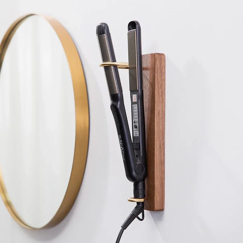 Hair Curling Iron Wall Mount Holder