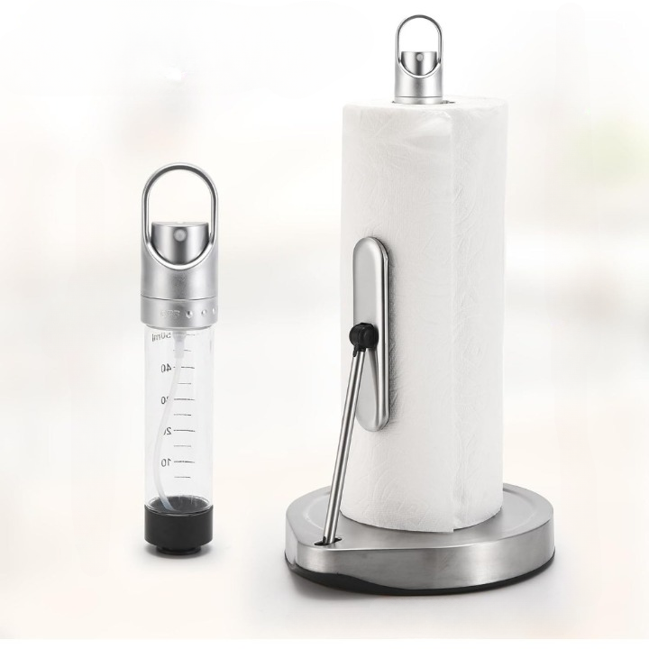 Paper Towel Holder with Spray Bottle