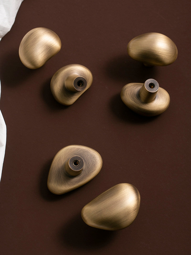 Irregular Retro Solid Brass Cabinet Knobs