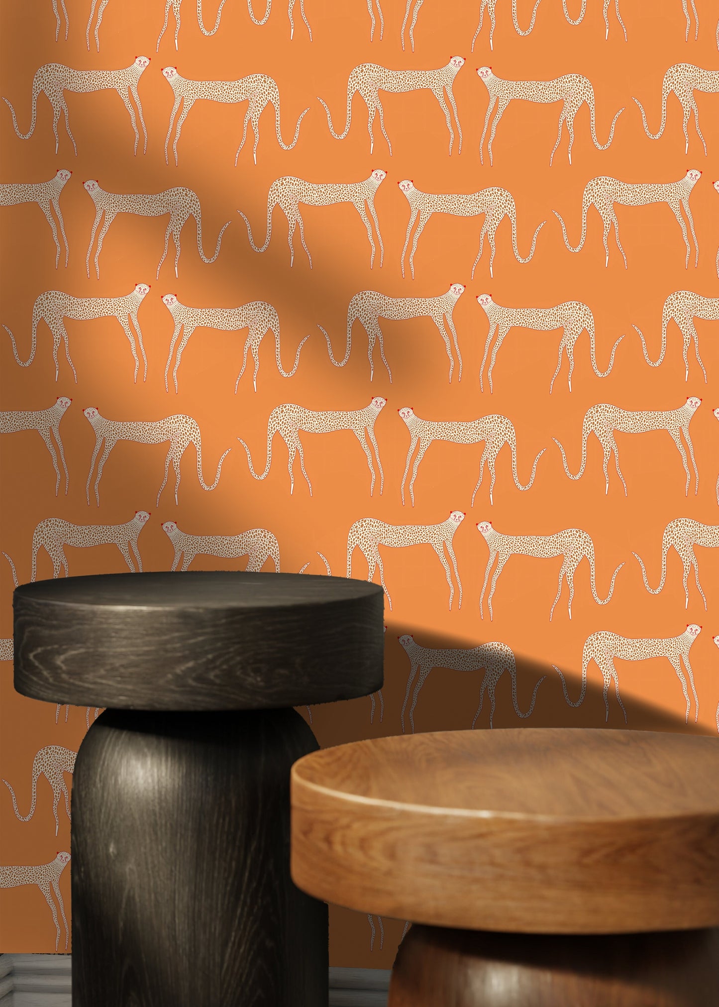 Exotic Cheetah Peel and Stick Wallpaper