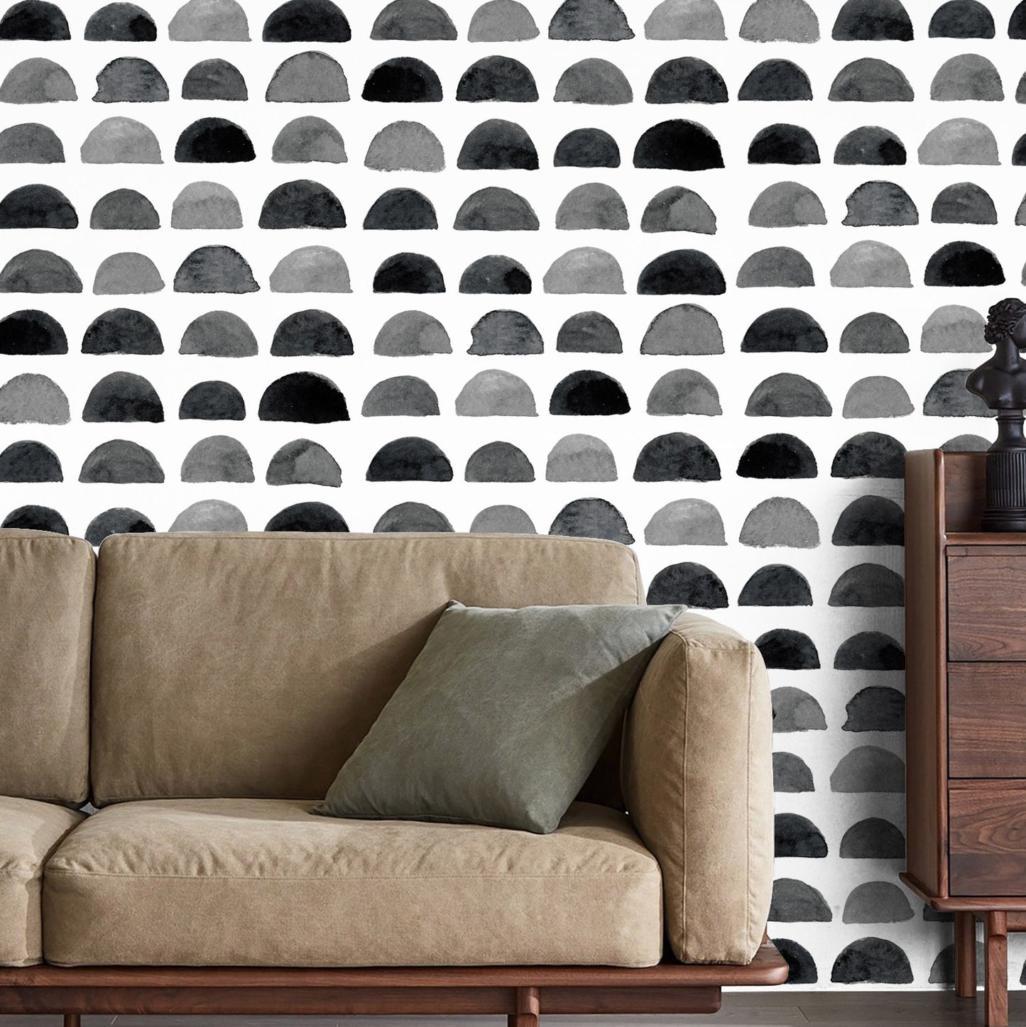 Brush Strokes Peel and Stick Wallpaper