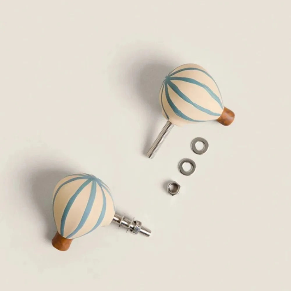 Hot Air Balloon Door Knobs (2 Pieces)