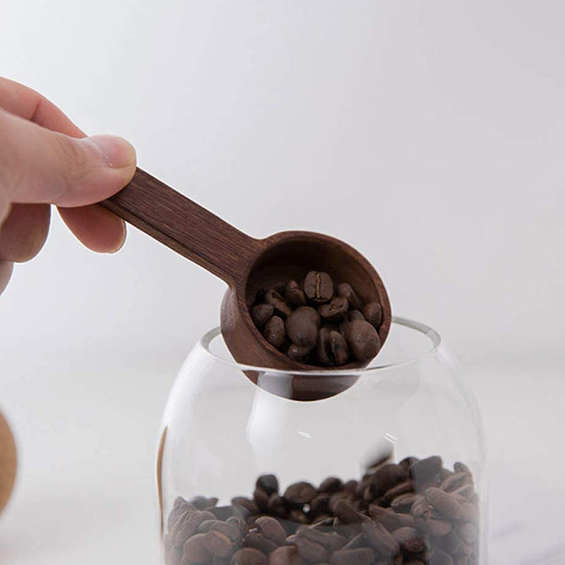 Wooden Measuring Coffee Bean Scoop
