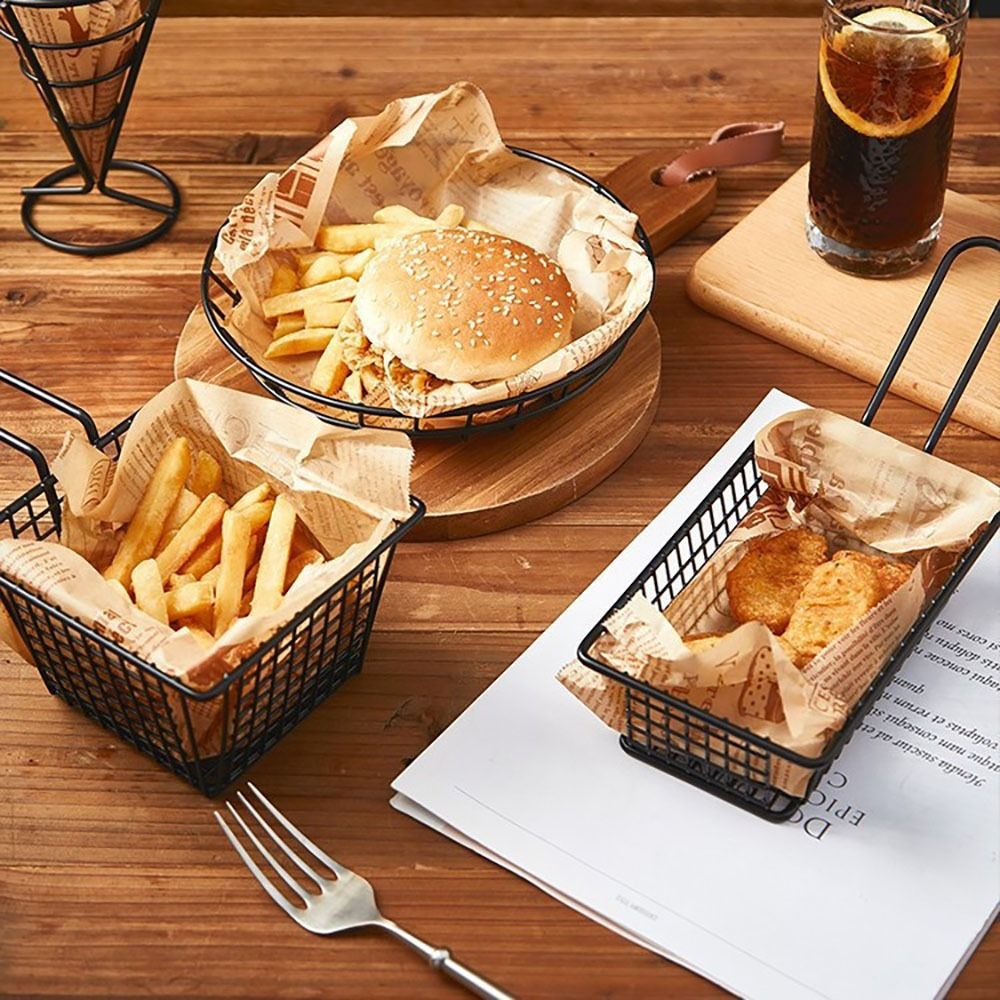 Metal Fryers Baskets with Handle