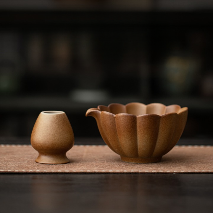 Cherry Bowl Shape Matcha Set