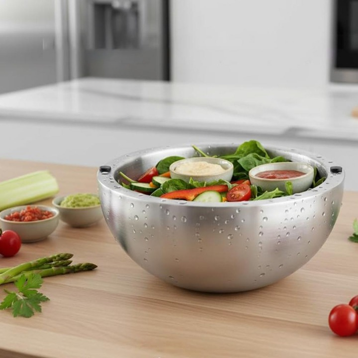 Insulated Ice Freezer Cooling Bowl