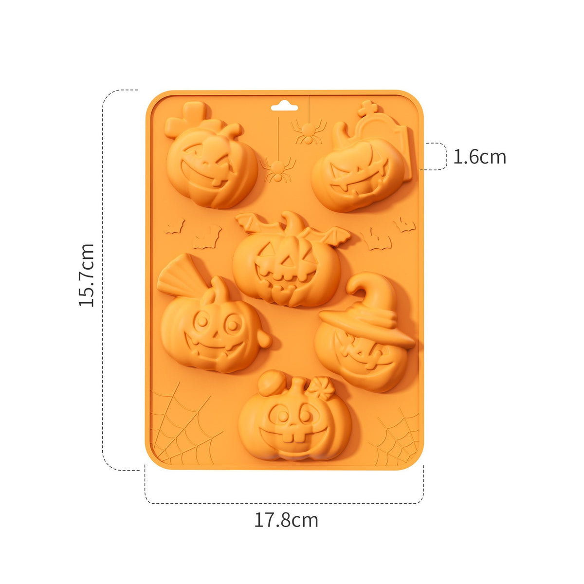 Halloween Cake & Candy Silicone Mold Trays