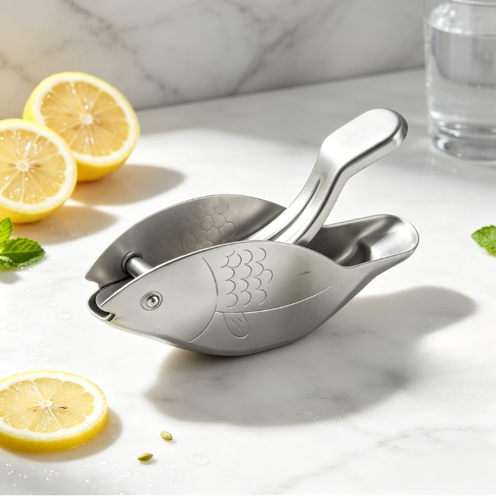 Manual Fish Shaped Lemon Handheld Squeezer
