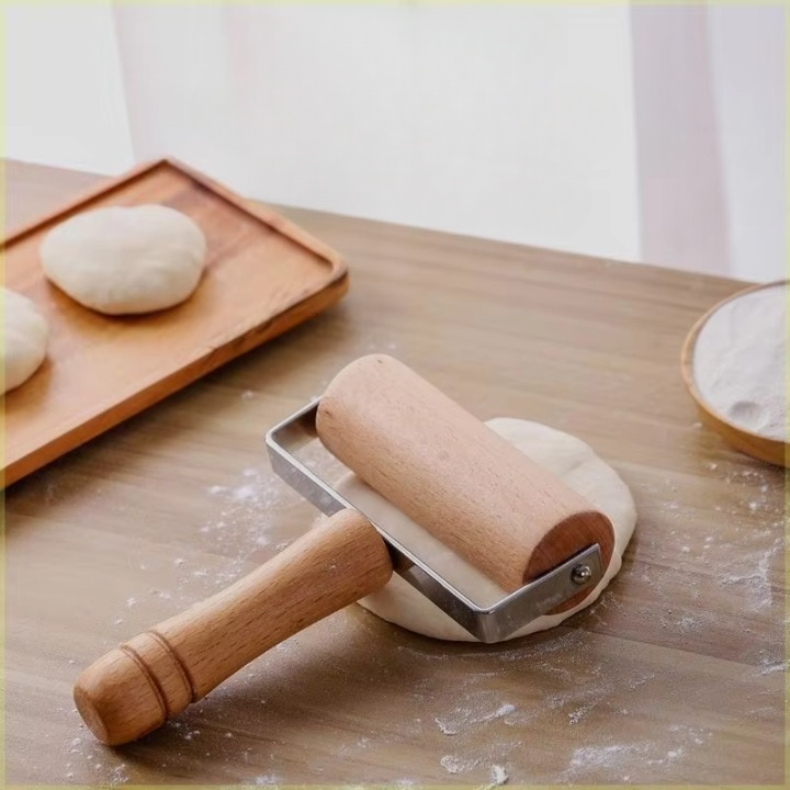 Handheld Wooden Rolling Pin