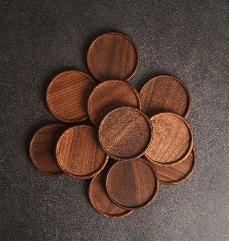 Round Wooden Coasters