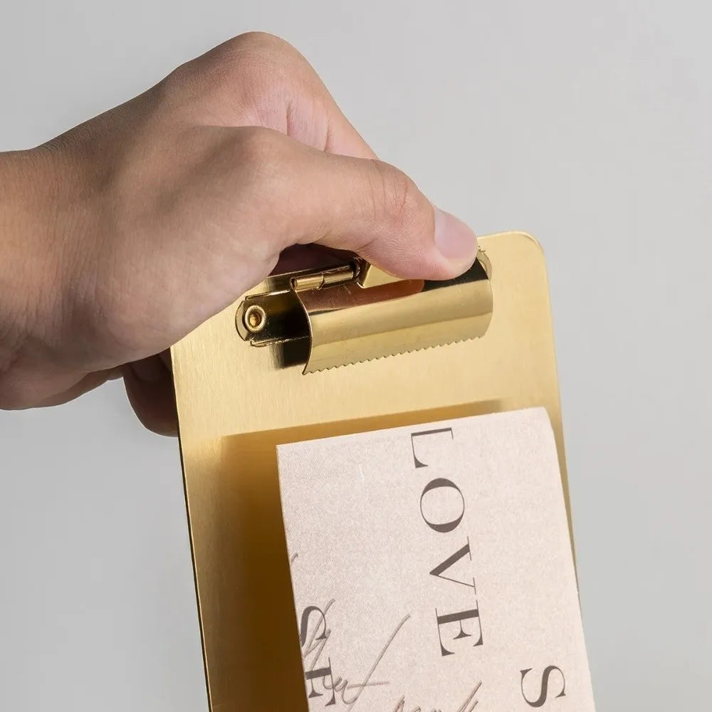 Metal Clip Stand Note Holder