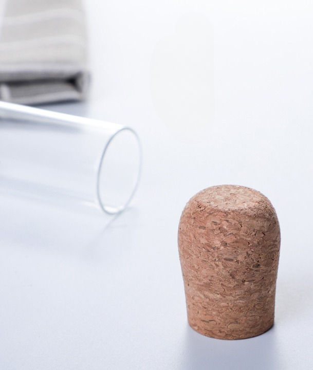 Glass Tea Herb Infuser with Cork Stopper