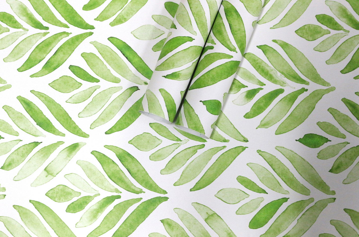 Green Leaves Peel And Stick Wallpaper