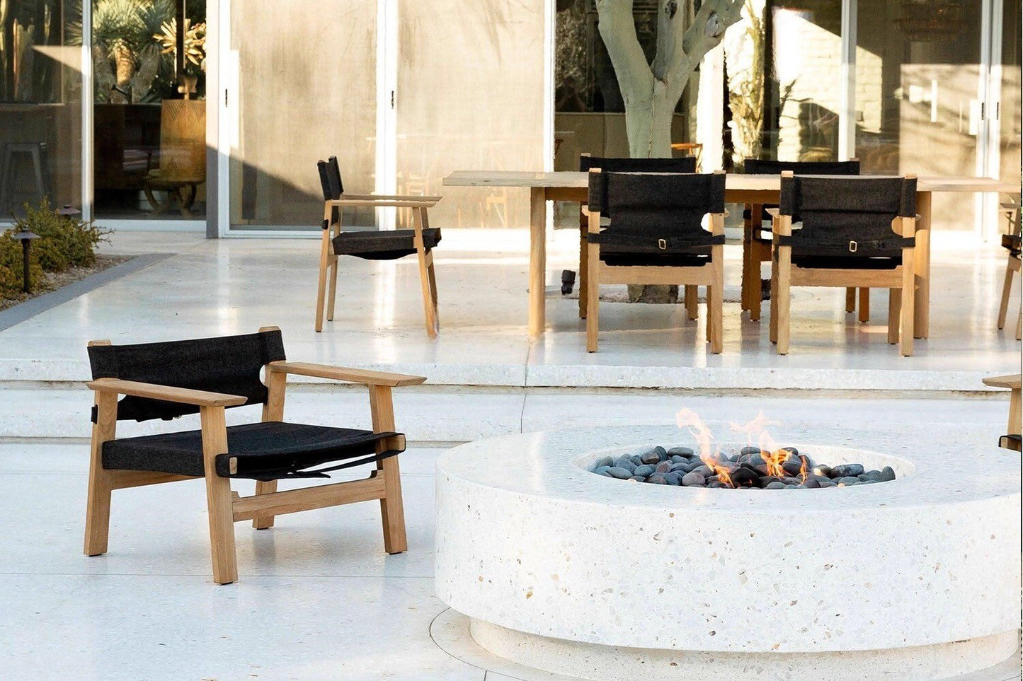 Solid Wood Sofa Patio & Garden Sets