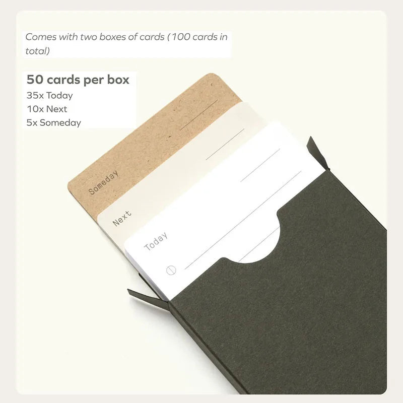 Daily To-Do List Planner with Wooden Stand