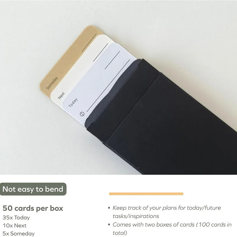 Daily To-Do List Planner with Wooden Stand
