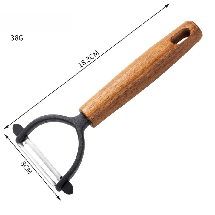 Vegetable Peeler with Wooden Handle