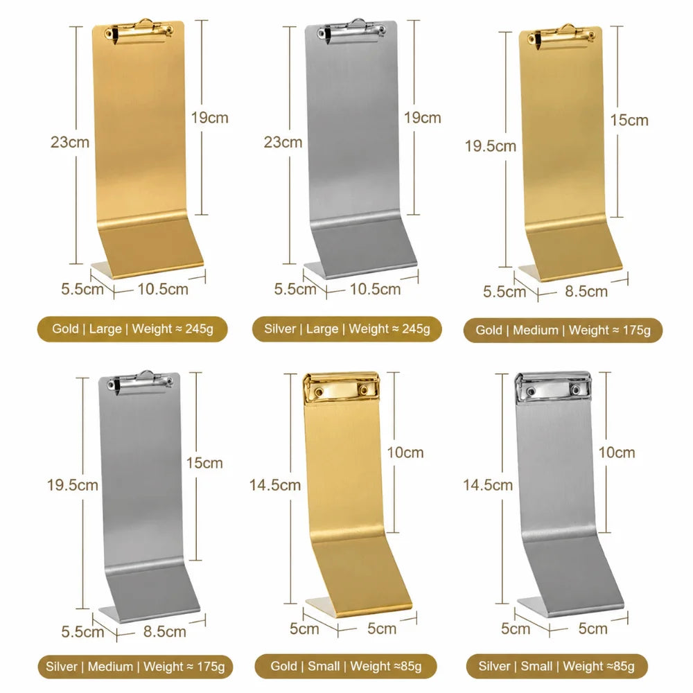 Metal Clip Stand Note Holder