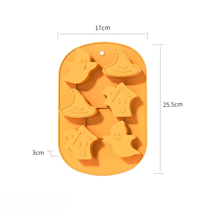 Halloween Cake & Candy Silicone Mold Trays