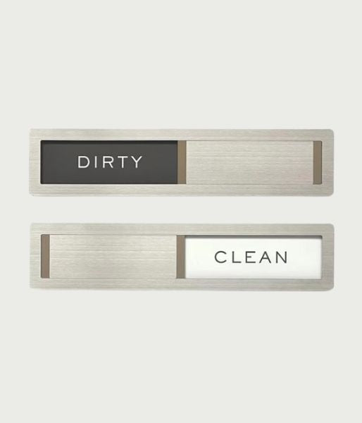 Clean-Dirty Dishwasher Magnet Slide Sign