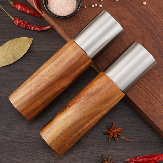 Light Lux Wooden Spice Mill Set