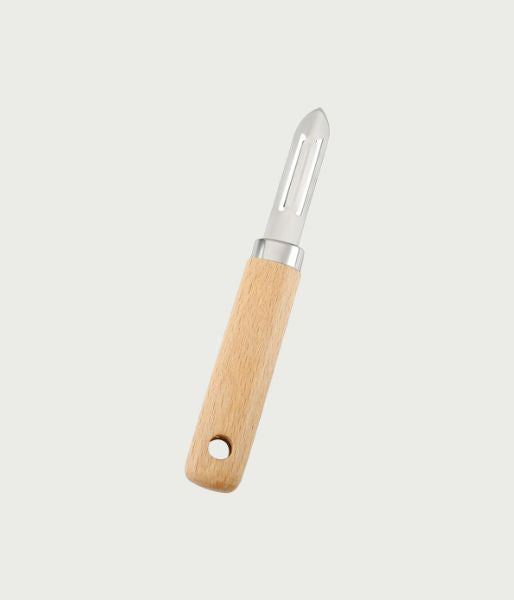Food Peeler with Wooden Handle