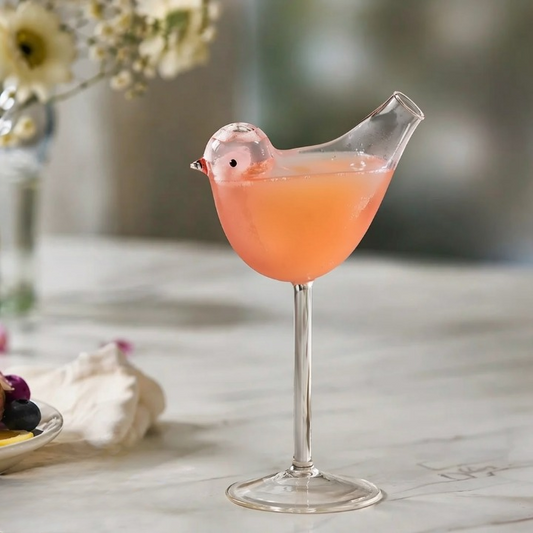 Bird Shaped Cocktail Glass