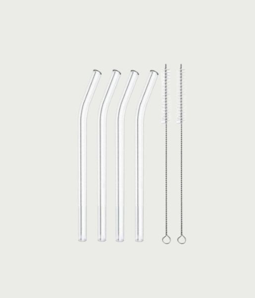 15cm Glass Straws
