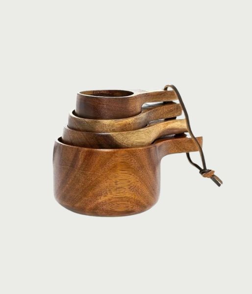 Wooden Measuring Cups (Set of 4)